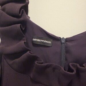 Emporio Armani Women's Dark Purple Dress